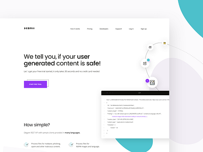 Landing api illustration landingpage ui ux webdesign