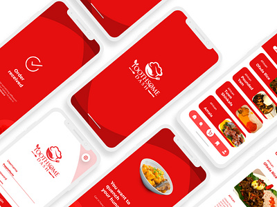 Toothsome Dash UI app branding design food food app interface ui uidesign