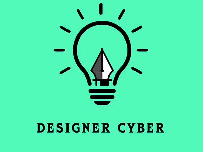 Designer Cyber art branding design flat graphic design illustration illustrator logo minimal typography