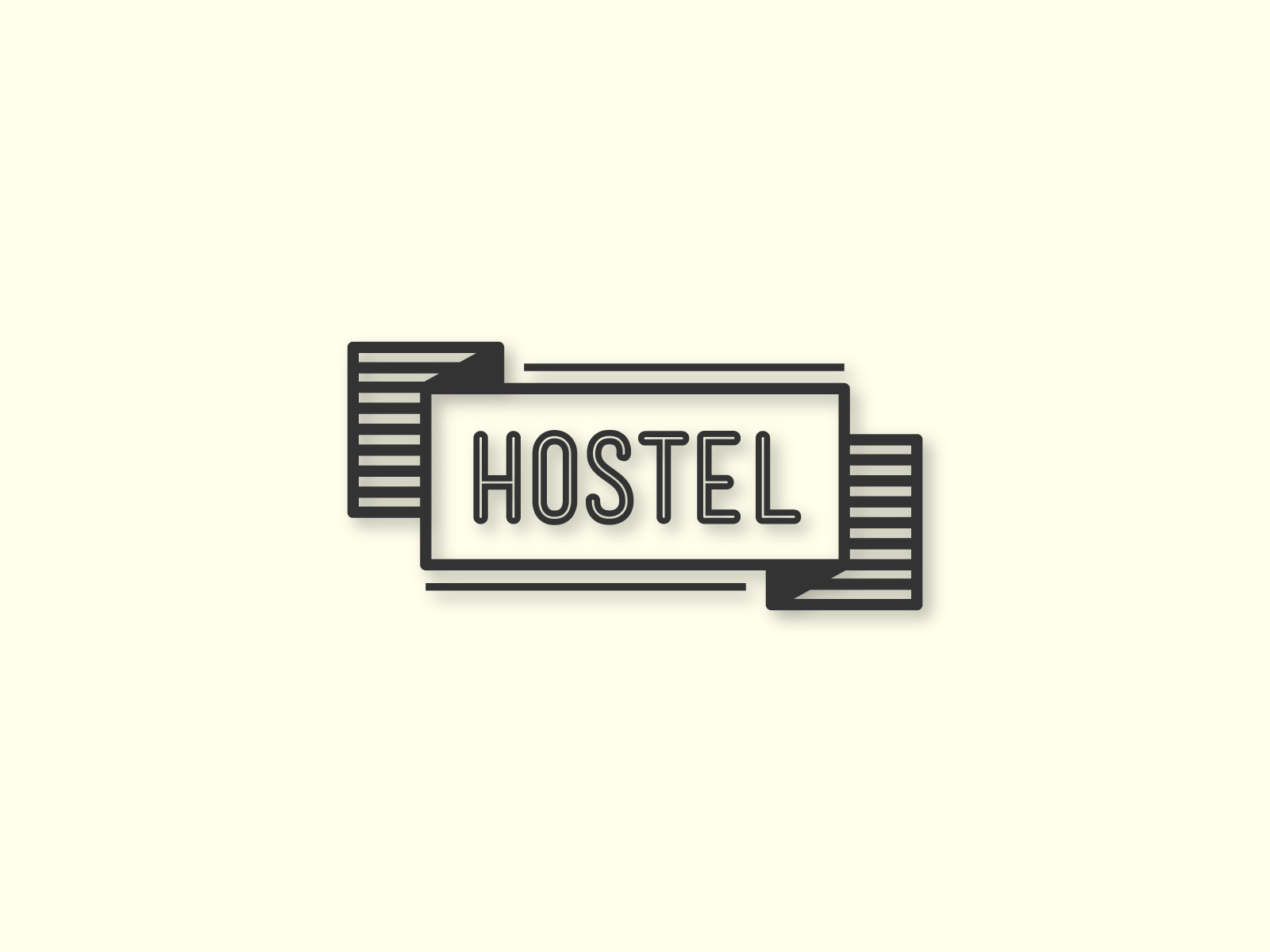 Hostel logo. Hotel logo. Travel rest place. Vector illustration. Stock  Vector by ©leo_design 162775272