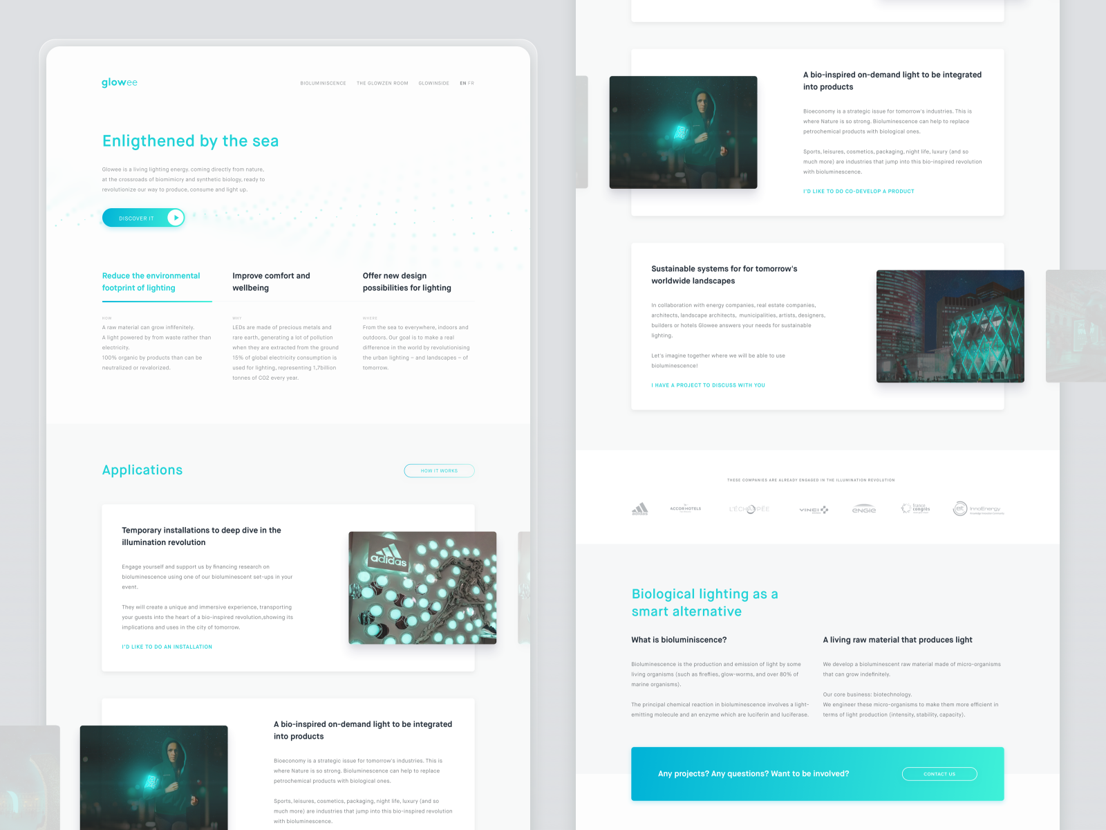 Glowee visual concept by Laura Amber on Dribbble