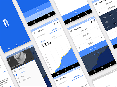 IronOne app (Android) analytics android app ui ux