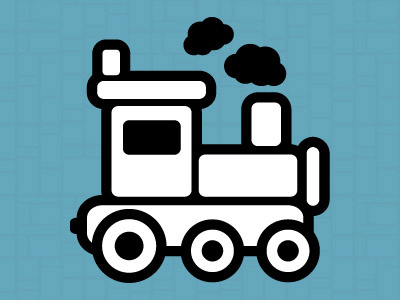 Train icon illustration shopping toys train vector