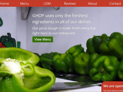 Pizza Restaurant Website