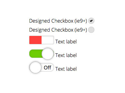 Css Only Check / Radios Elements