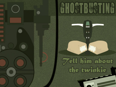 Essentials of Ghostbusting ghostbusters illustration rebound twinkie vector