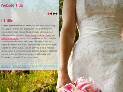 Wedding Website Template single page layout template website wedding