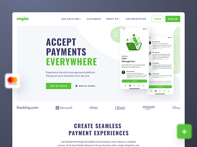 E-Cash - Landing Page Design