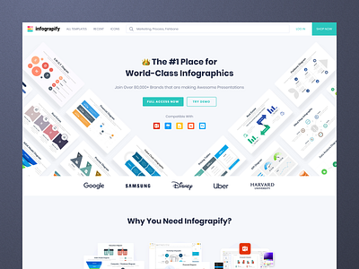 Infograpify - Landing Page Design