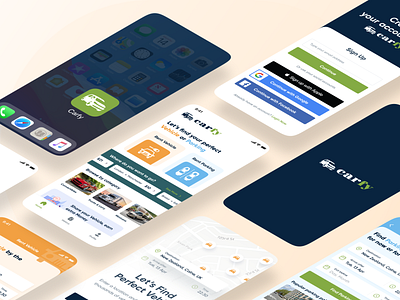 Carfy - App Screens