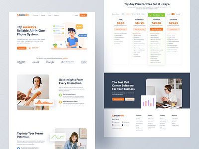 Call Center - Landing Page