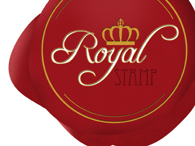 Royal Sealing Wax crown elegance graphic royal royalty sealing wax typography