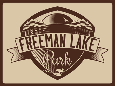 Freeman Lake Park Logo Concept