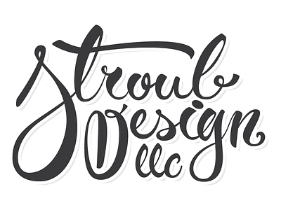 Typography Stroub Design LLC brush custom design handdrawn illustrator lettering letters logo pen type typography