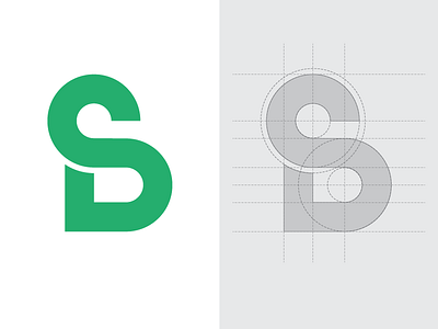 Stroub Design LLC Logo Mark Blueprint blueprint diagram dissect geometric logo minimal minimalistic shapes simple simplicity