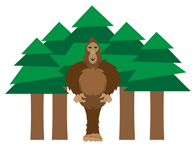 Bigfoot bigfoot find mysterious sasquatch squatch trees wonder woods