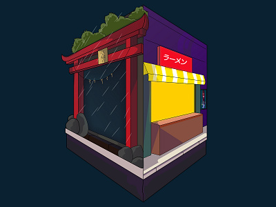 Mystical Portals anime illustration illustrator japan japanese art japanese culture ramen vector vector illustration