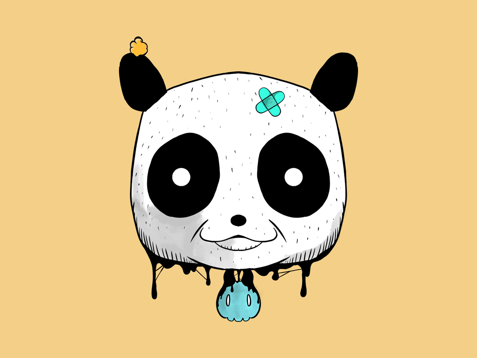 Panda X by Psychoskull on Dribbble