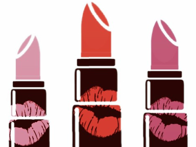 lipstick lgo ai lips lipstick logo vector