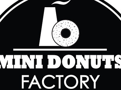 MINI DONUTS FACTORY design designer donuts factory graphic illustrator logo mini
