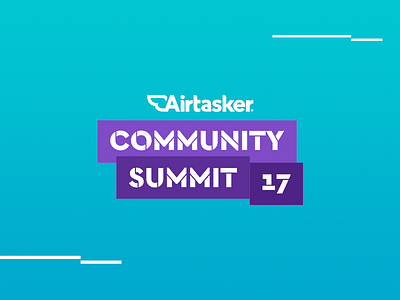 Airtasker Community Summit '17 airtasker branding community conference logo speakers summit workers