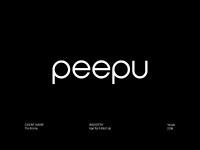 Peepu — Agri-Tech Logo Design
