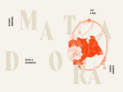 Matadora Design brand branding color palette design graphic design identity illustration logo logo design typography