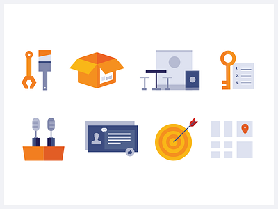 Illustrated Icons icons illustration vector