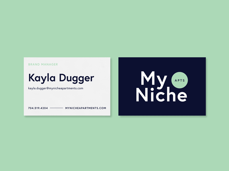 MyNiche Business Cards brand branding color palette design graphic design icon identity illustration logo logo design palette typography vector