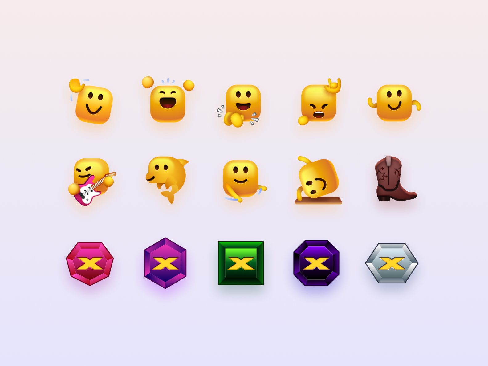 Roblox X Lil Nas X Concert Emojis By Amy Liu On Dribbble - how do you use emojis in roblox
