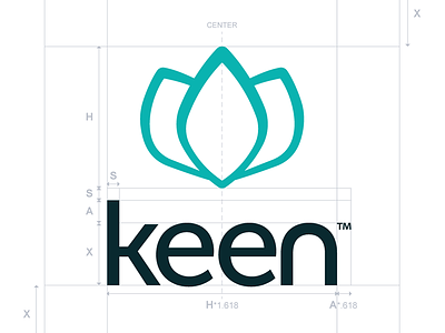 Keen.com Logo branding corporate branding design golden rule logo design logo mark visual design