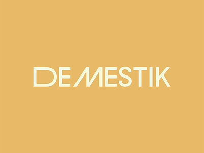 DEMESTIK fashion identity logo