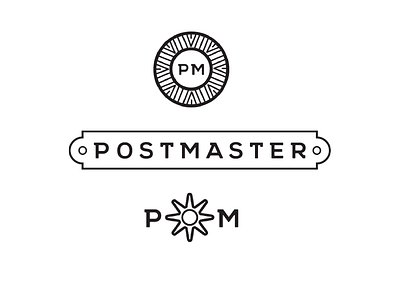 Postmaster Branding branding design logo