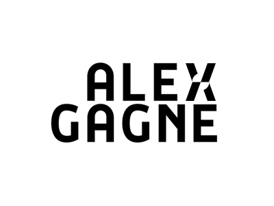 Alex Gagne filmmaker identity logo logotype mark photographer typography
