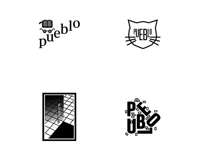 Pueblo 2012 illustration skateboard typography
