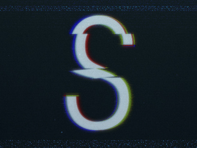 S logo mark typography