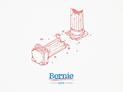 BREAK EM UP bernie sanders brand feel the bern illustration symbol