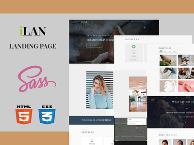 iLan - Landing Page Template