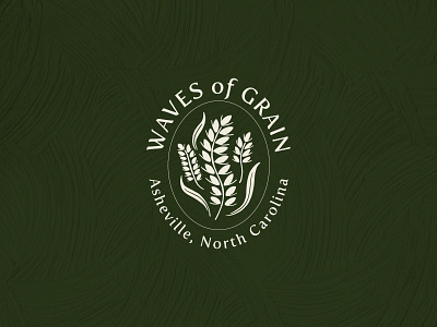Waves of Grain Logo branding design logo vector