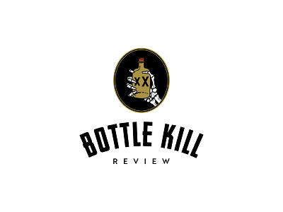 Bottle Kill Review Logo Design branding design illustration logo vector