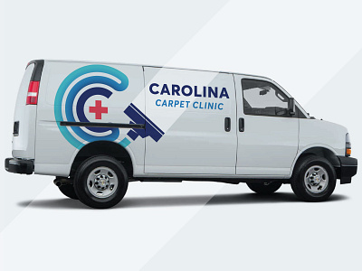 Carolina Carpet Care Vehicle Graphics branding collateral design illustration logo vehicle graphic