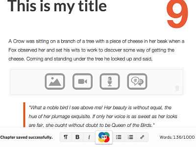 New Snippet Writing Editor app book platform publishing short snippet writing
