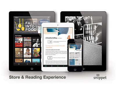 Snippet Screens app book mobile reading snippet