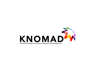 KNOMAD: A World Bank initiative 3d colorful development globe logo star