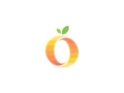 WIP film fruit logo movie orange process production unused