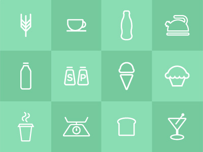 Food Icons food icons illustration line outline stroke