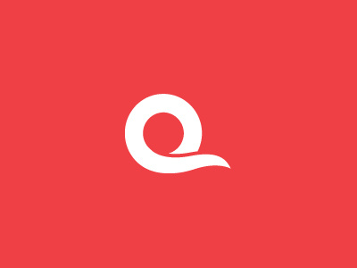 Q + Ocean experiment logo mark ocean q