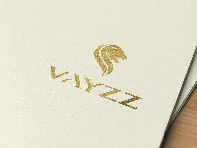 Vayzz animal lion logo logotype luxury mane smoke vapor