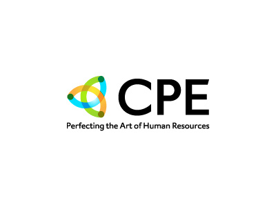 CPE 3d connect gradient hr logo overlap partnership