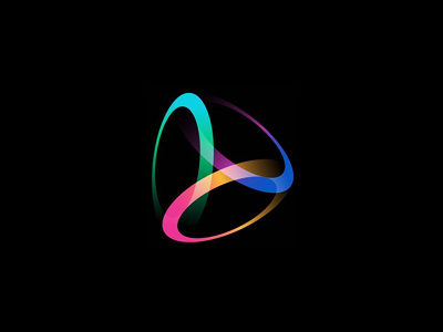 Today's HR colorful connectivity dynamic gradient hr logo motion resource ribbon human triangle team transparency transparent